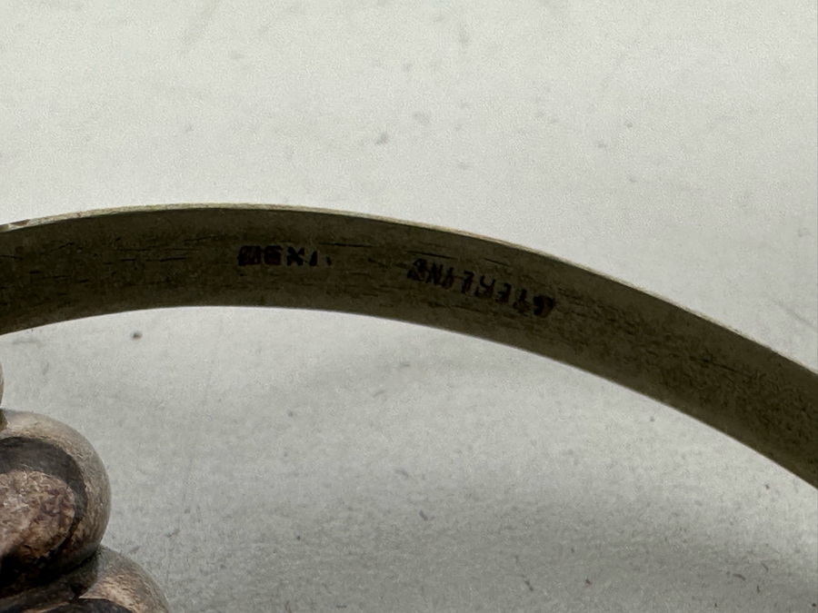 Three Sterling Silver Bracelets 78.3g [Photo 6]