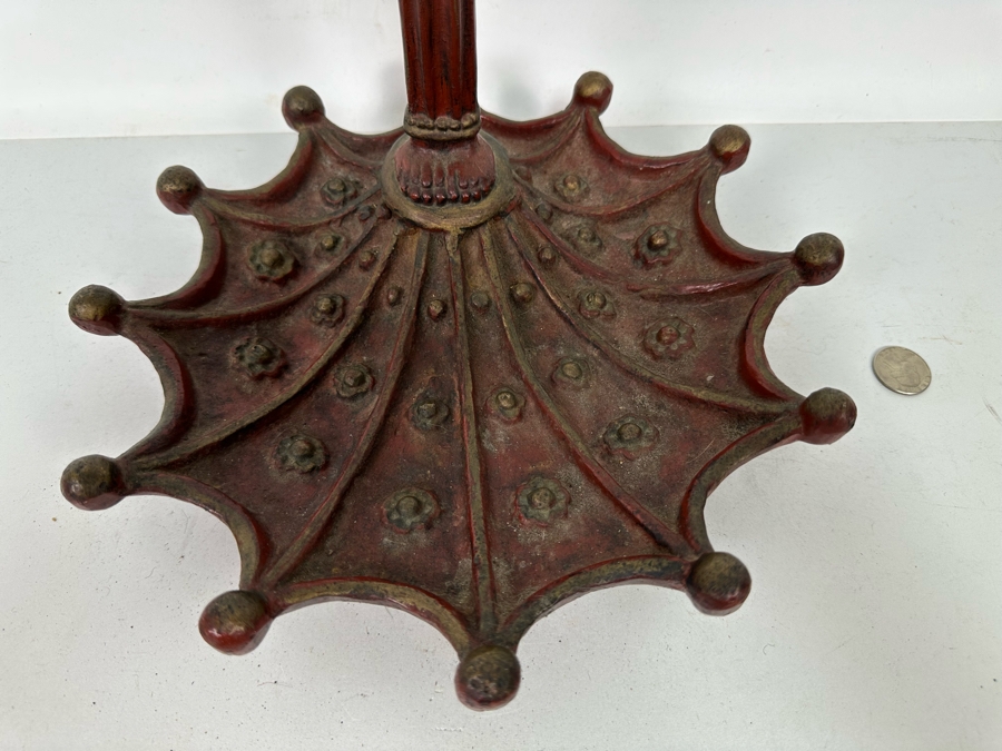 Vintage Cast Iron Umbrella Stand 11W X 23.5H [Photo 7]