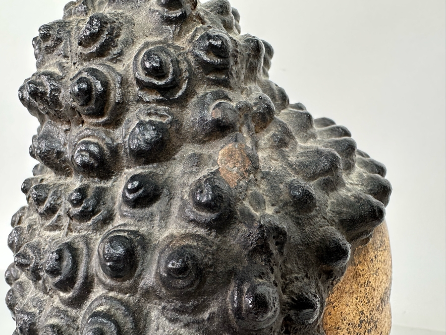 Vintage Gilt Iron Buddha Bust 7W X 14H [Photo 8]