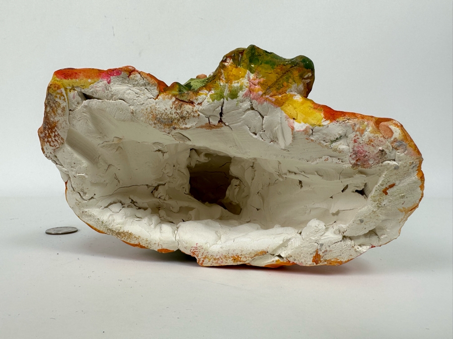 Bonnie Lee Roth (B. 1942, Southern California) Original Bust Sculpture Of An Elderly Woman Looking Towards Heaven 7W X 6D X 6H [Photo 18]