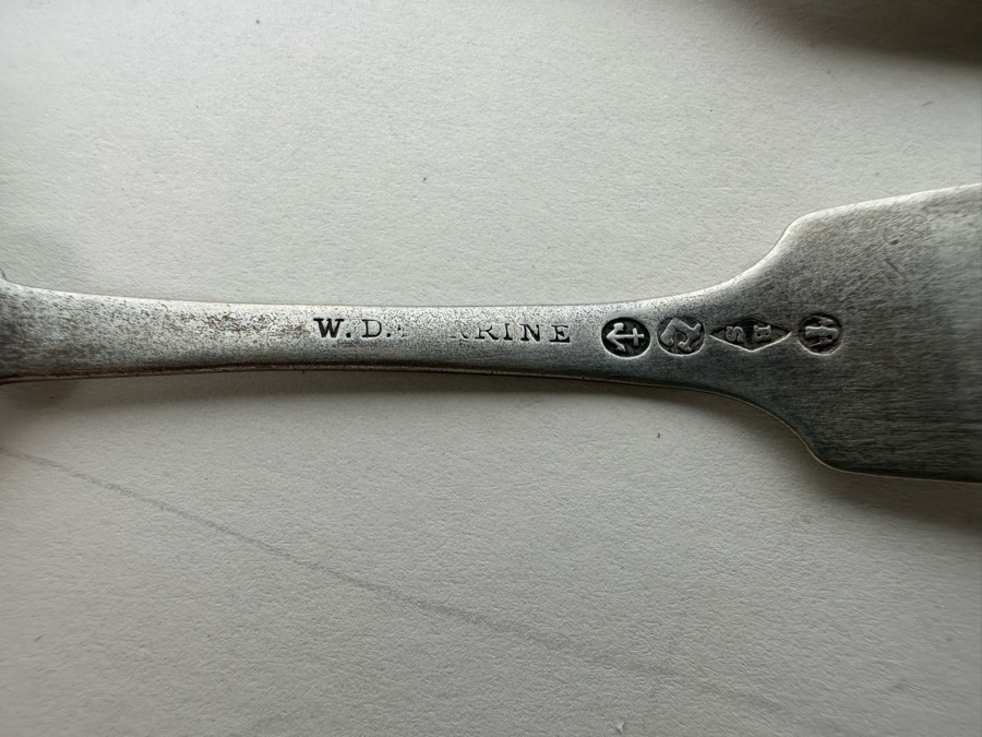 Antique Coin Silver Spoons Various Makers (1815-1845) 47g [Photo 4]