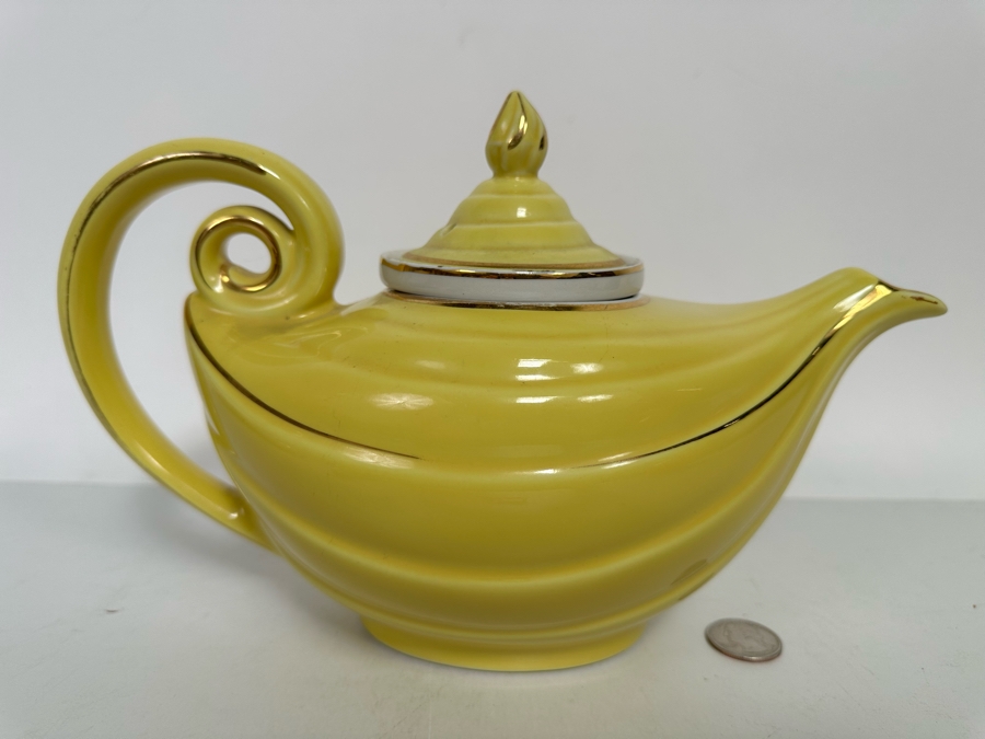 Vintage Hall USA Pottery Teapot 10.5W X 6.5H [Photo 6]