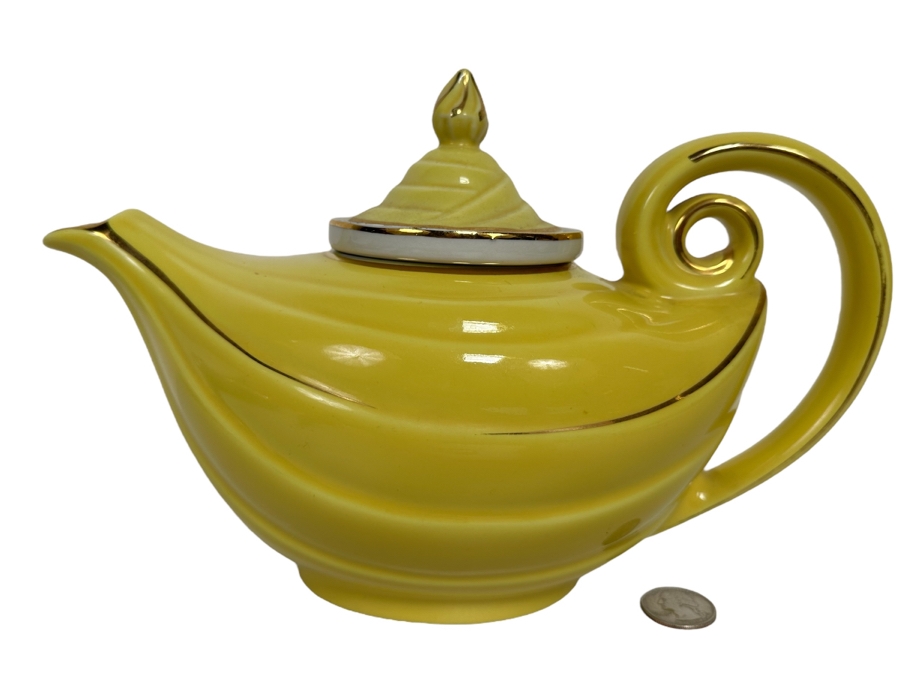Vintage Hall USA Pottery Teapot 10.5W X 6.5H