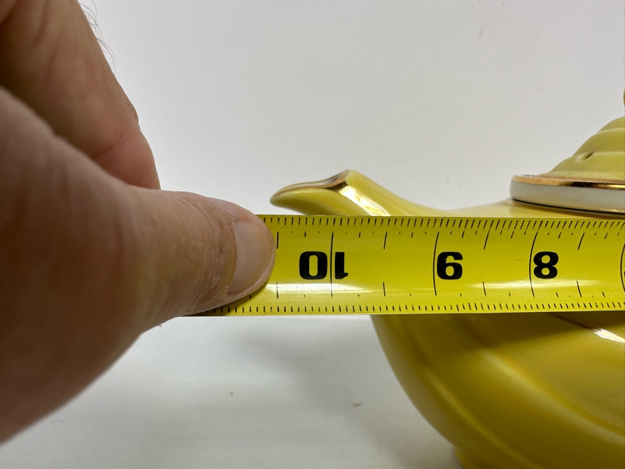 Vintage Hall USA Pottery Teapot 10.5W X 6.5H [Photo 12]