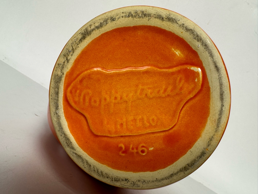 Vintage Mid-Century Modern Orange Pitcher By Metlox Poppytrail 246 6H [Photo 7]