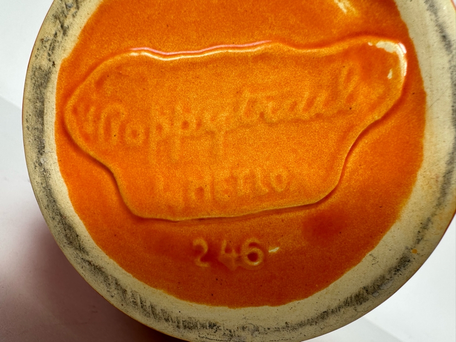 Vintage Mid-Century Modern Orange Pitcher By Metlox Poppytrail 246 6H [Photo 8]