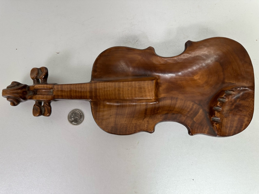Vintage Lane & Co Van Nuys California Violin Ashtray 14 X 6 [Photo 3]