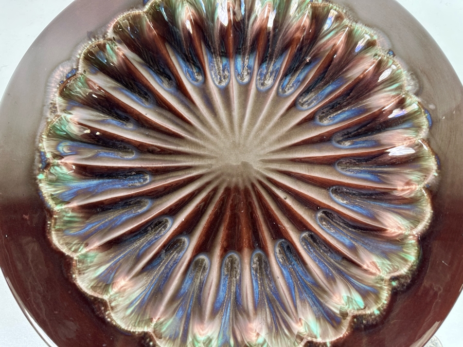 Vintage Mid-Century Modern Royal Haeger By Royal Hickman USA Pottery Bowl 372 13R X 1.5H [Photo 8]