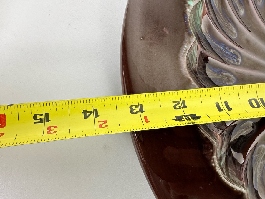 Vintage Mid-Century Modern Royal Haeger By Royal Hickman USA Pottery Bowl 372 13R X 1.5H [Photo 11]