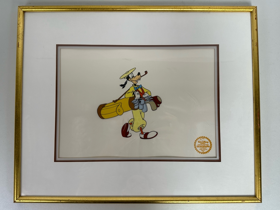 Walt Disney Limited Edition Serigraph Cel 'How To Play Golf' Featuring Pluto Limited To 9,500 13.5 X 9.5 Framed 21 X 17 [Photo 3]