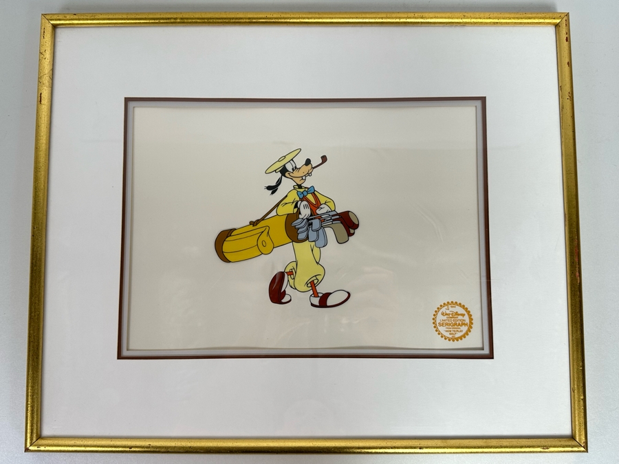 Walt Disney Limited Edition Serigraph Cel 'How To Play Golf' Featuring Pluto Limited To 9,500 13.5 X 9.5 Framed 21 X 17 [Photo 2]