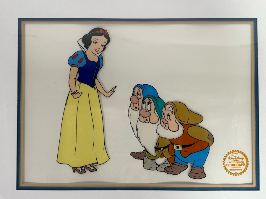 Walt Disney Limited Edition Serigraph Cel 'snow White' Limited To 9,500 