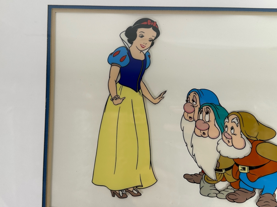 Walt Disney Limited Edition Serigraph Cel 'Snow White' Limited To 9,500 13.5 X 9.5 Framed 21 X 17 [Photo 4]