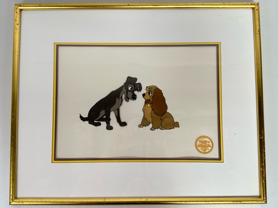 Walt Disney Limited Edition Serigraph Cel 'Lady And The Tramp' Limited ...