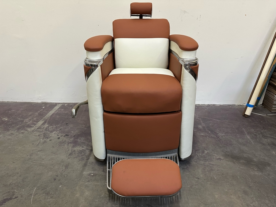 Koken 1950's Restored Presidential Barber Chair 30W X 48D X 43H Estimate $4,000 [Photo 4]