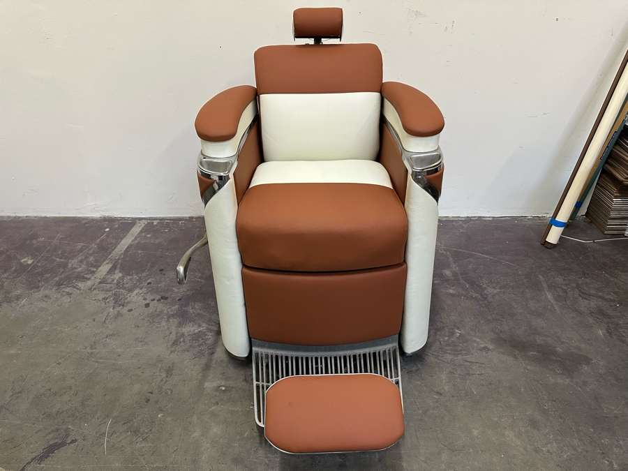 Koken 1950's Restored Presidential Barber Chair 30W X 48D X 43H Estimate $4,000 [Photo 6]