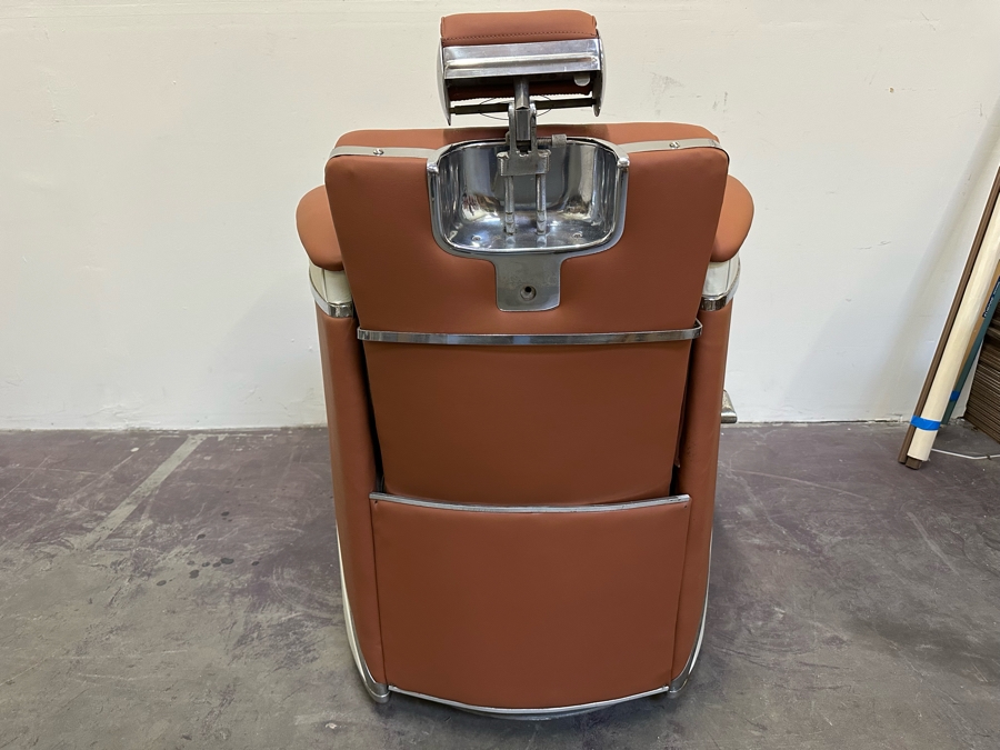 Koken 1950's Restored Presidential Barber Chair 30W X 48D X 43H Estimate $4,000 [Photo 12]