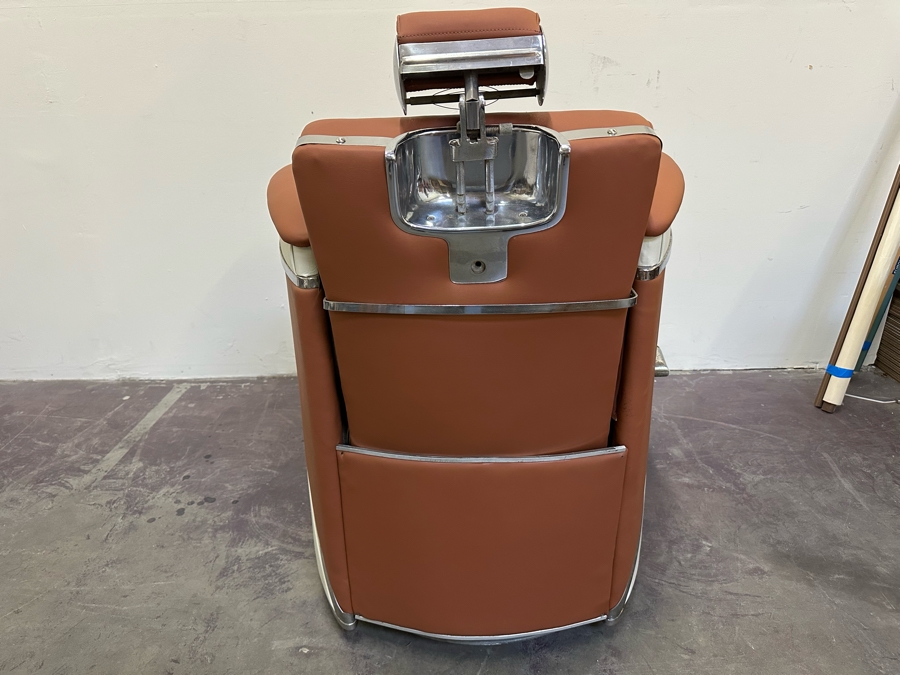Koken 1950's Restored Presidential Barber Chair 30W X 48D X 43H Estimate $4,000 [Photo 13]