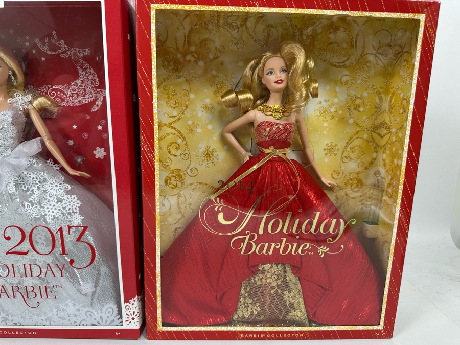 25th Anniversary 2013 Holiday Barbie And 2014 Holiday Barbie [Photo 8]