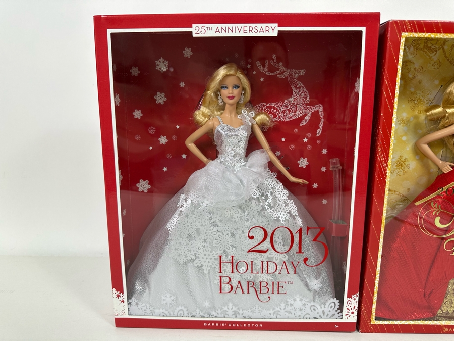 25th Anniversary 2013 Holiday Barbie And 2014 Holiday Barbie [Photo 3]