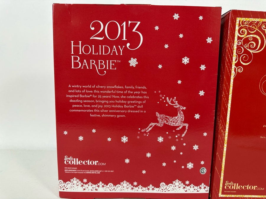 25th Anniversary 2013 Holiday Barbie And 2014 Holiday Barbie [Photo 9]