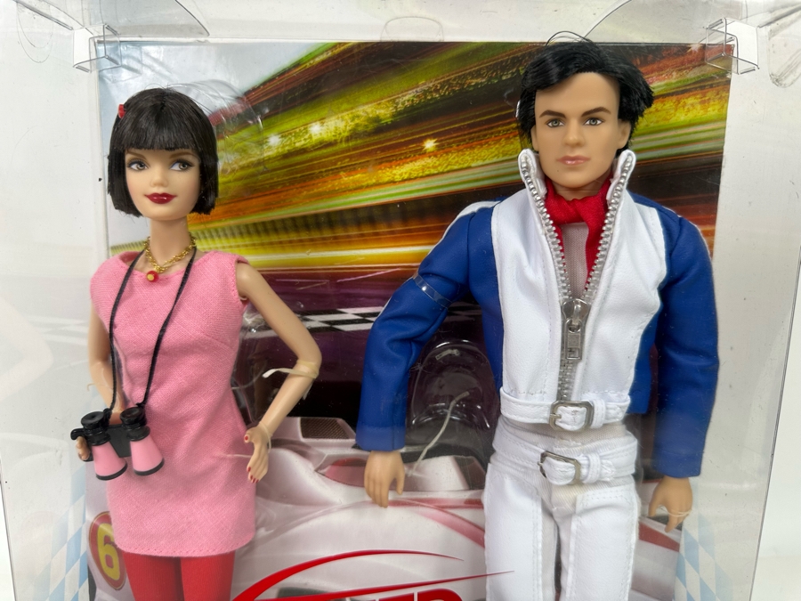 Mattel Barbie Speed Racer Barbie Doll And Ken Doll Pink Label 2007 M6592 [Photo 4]