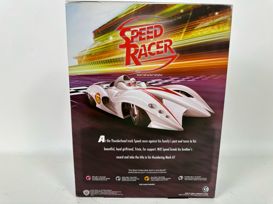 Mattel Barbie Speed Racer Barbie Doll And Ken Doll Pink Label 2007 M6592 [Photo 8]
