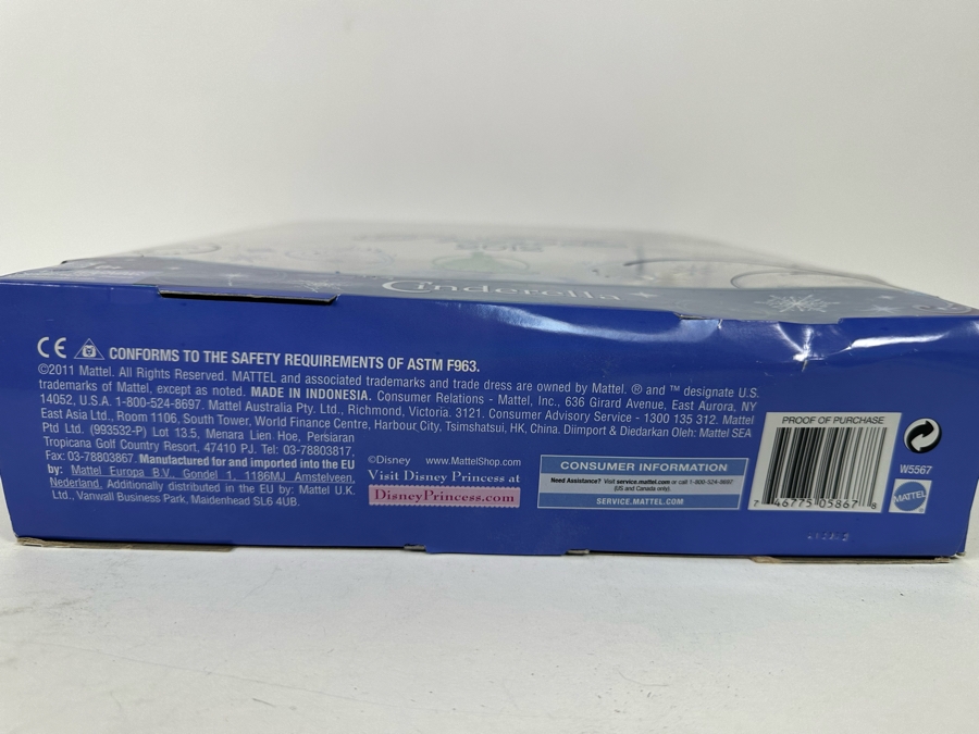Mattel Barbie Holiday Princess 2012 Disney's Cinderella 2011 W5567 [Photo 12]
