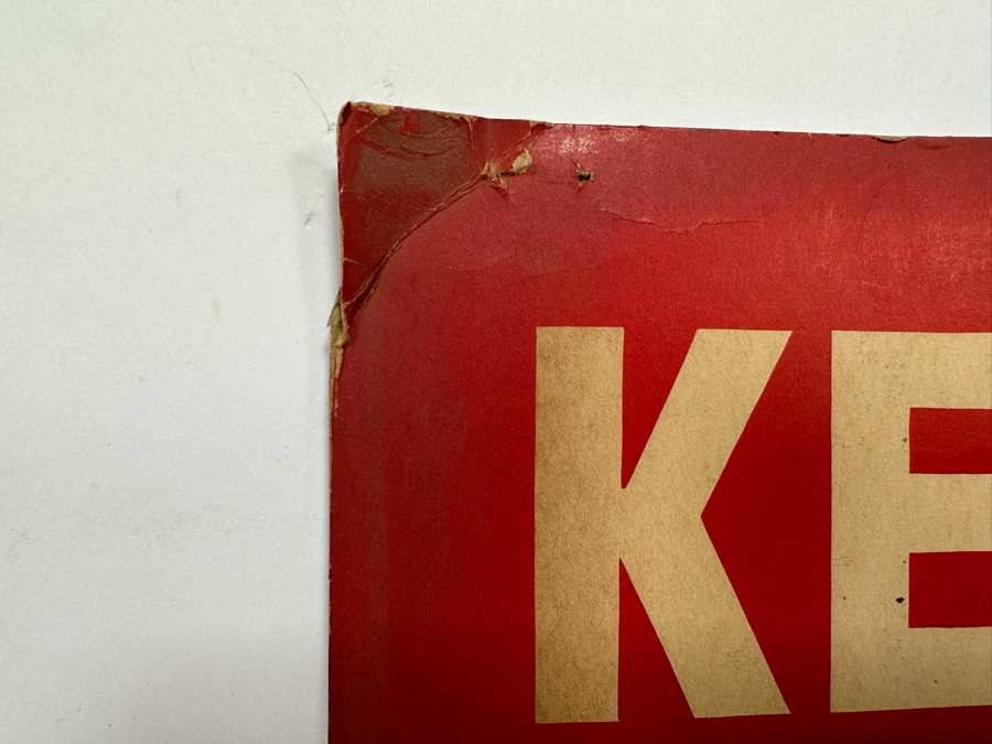 Vintage Sixties Kennedy For President Campaign Ad Poster 'Leadership For The 60's' 13 X 21 [Photo 8]