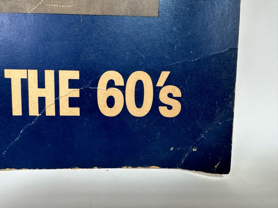 Vintage Sixties Kennedy For President Campaign Ad Poster 'Leadership For The 60's' 13 X 21 [Photo 10]