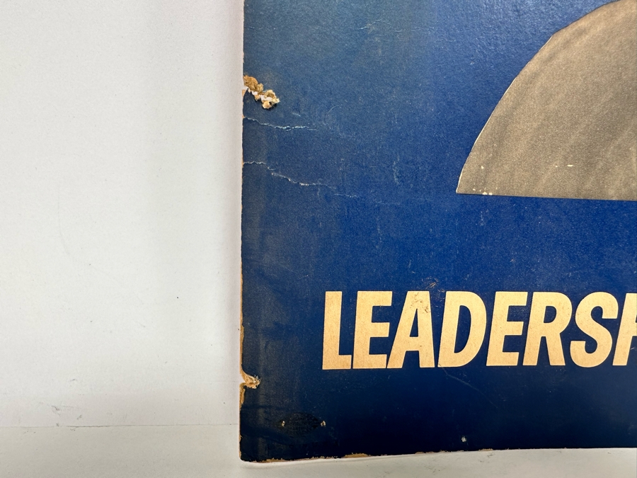 Vintage Sixties Kennedy For President Campaign Ad Poster 'Leadership For The 60's' 13 X 21 [Photo 9]
