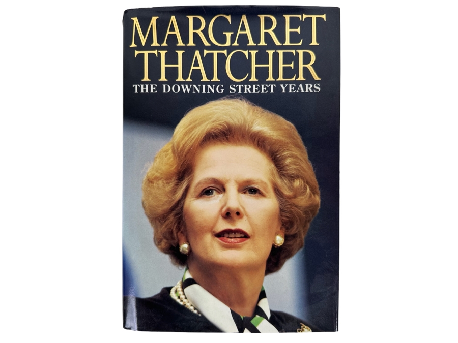 Signed First Edition Hardcover Book Margaret Thatcher The Downing Street Years 1993 Hand Signed By Margaret Thatcher [Photo 2]