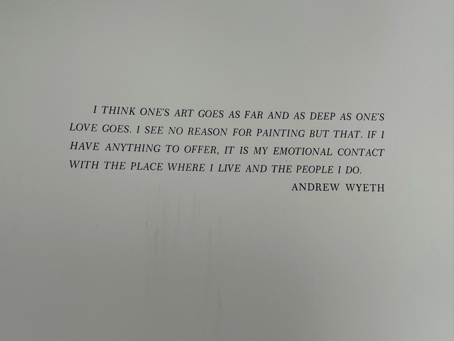 First Printing 1968 Hardcover Book Andrew Wyeth By Richard Meryman 67-18254 [Photo 12]