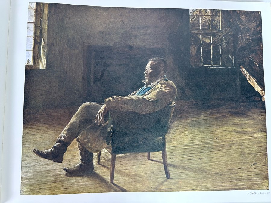 First Printing 1968 Hardcover Book Andrew Wyeth By Richard Meryman 67-18254 [Photo 23]