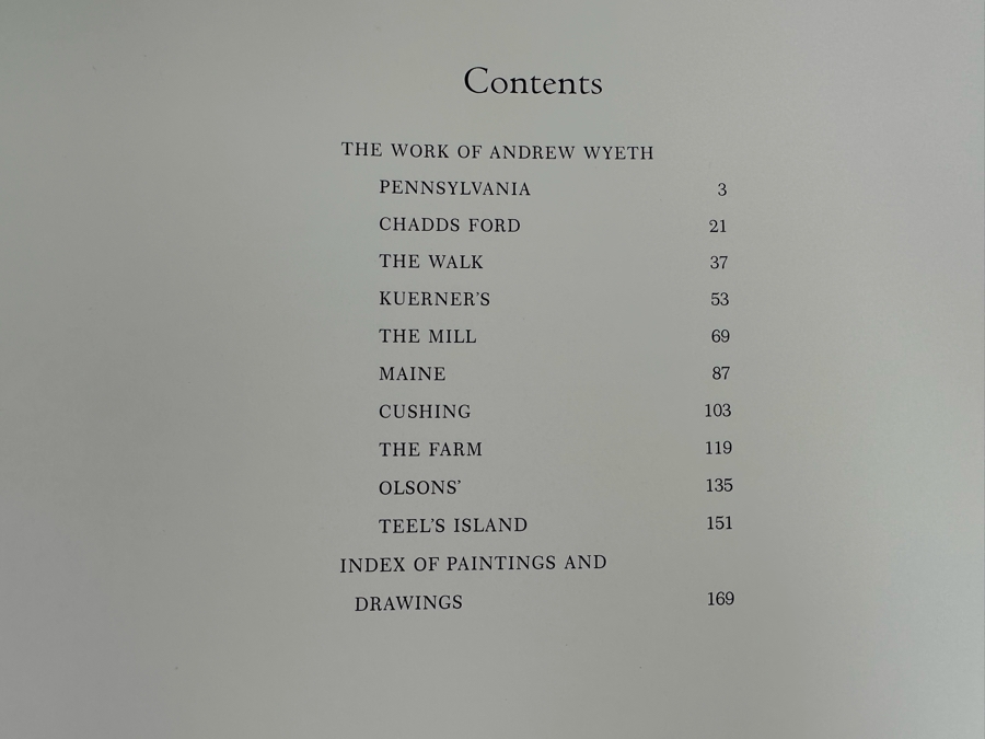 First Printing 1968 Hardcover Book Andrew Wyeth By Richard Meryman 67-18254 [Photo 11]