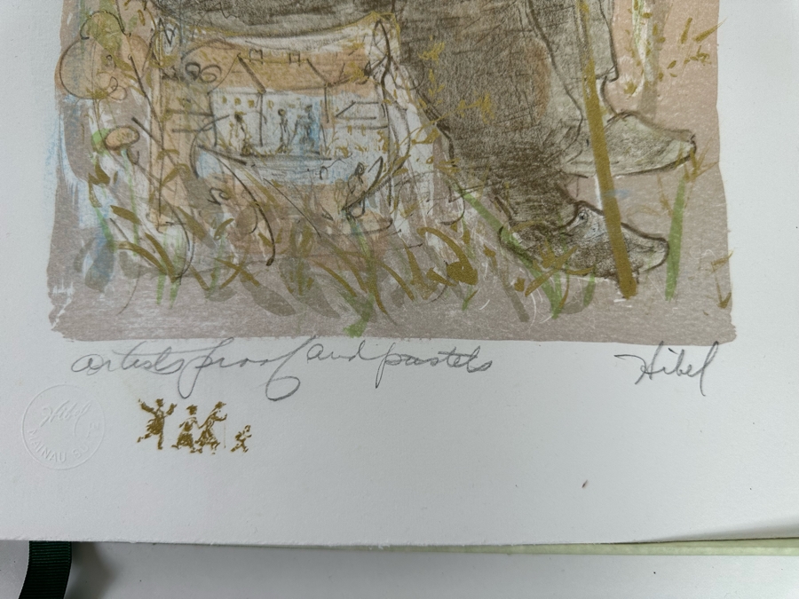 Edna Hibel (1917-2015, American) Folio Of Four Hand Signed Artist Proof And Pastels Prints 12.5 X 19.5 Plus Hand Signed Book A Celebration Of Life By Theodore Plotkin Signed By Theodore Plotkin And Edna Hibel - See Photos [Photo 45]