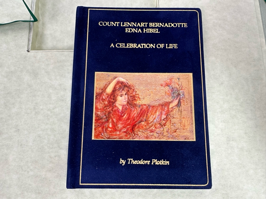 Edna Hibel (1917-2015, American) Folio Of Four Hand Signed Artist Proof And Pastels Prints 12.5 X 19.5 Plus Hand Signed Book A Celebration Of Life By Theodore Plotkin Signed By Theodore Plotkin And Edna Hibel - See Photos [Photo 5]