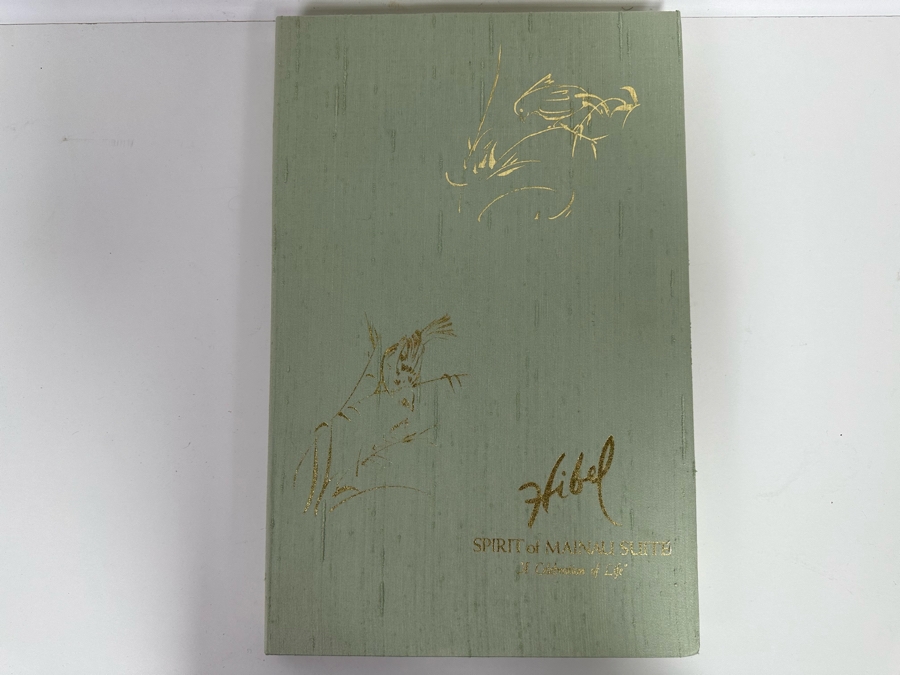 Edna Hibel (1917-2015, American) Folio Of Four Hand Signed Artist Proof And Pastels Prints 12.5 X 19.5 Plus Hand Signed Book A Celebration Of Life By Theodore Plotkin Signed By Theodore Plotkin And Edna Hibel - See Photos [Photo 2]