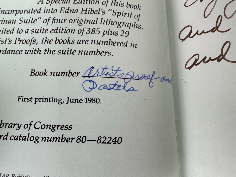 Edna Hibel (1917-2015, American) Folio Of Four Hand Signed Artist Proof And Pastels Prints 12.5 X 19.5 Plus Hand Signed Book A Celebration Of Life By Theodore Plotkin Signed By Theodore Plotkin And Edna Hibel - See Photos [Photo 11]