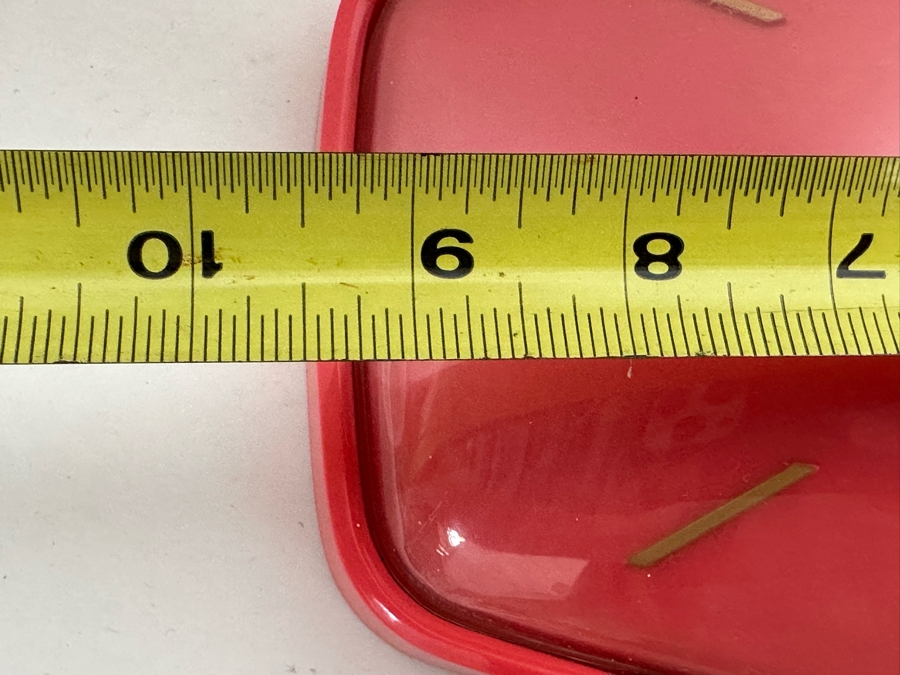 Mid-Century Sunbeam Electric Wall Clock Model A002 9.5 X 6.5 [Photo 12]