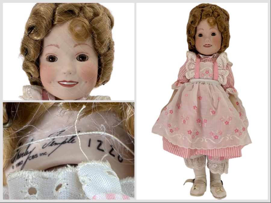 Limited Edition Porcelain Shirley Temple Doll 1982 CBS 17L
