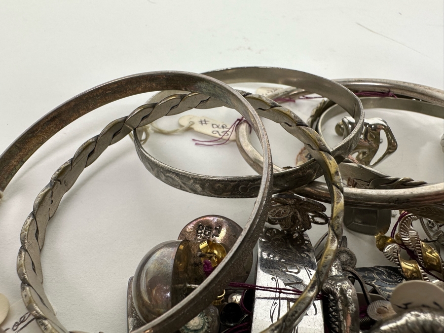 Over 1lb Of Sterling Silver Jewelry (Siam / Mexican) 464g - See Photos [Photo 15]