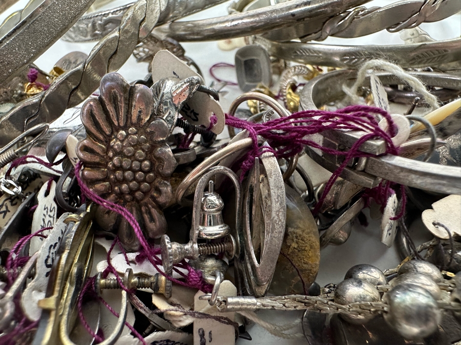 Over 1lb Of Sterling Silver Jewelry (Siam / Mexican) 464g - See Photos [Photo 6]