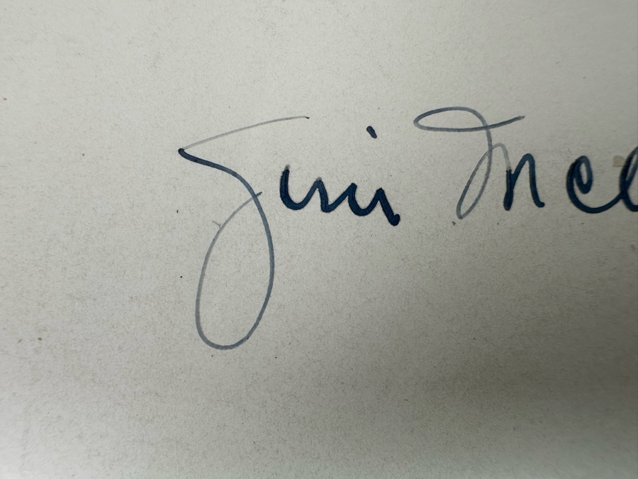 Fred Astaire Autograph On Paper 6 X 4.5 [Photo 10]