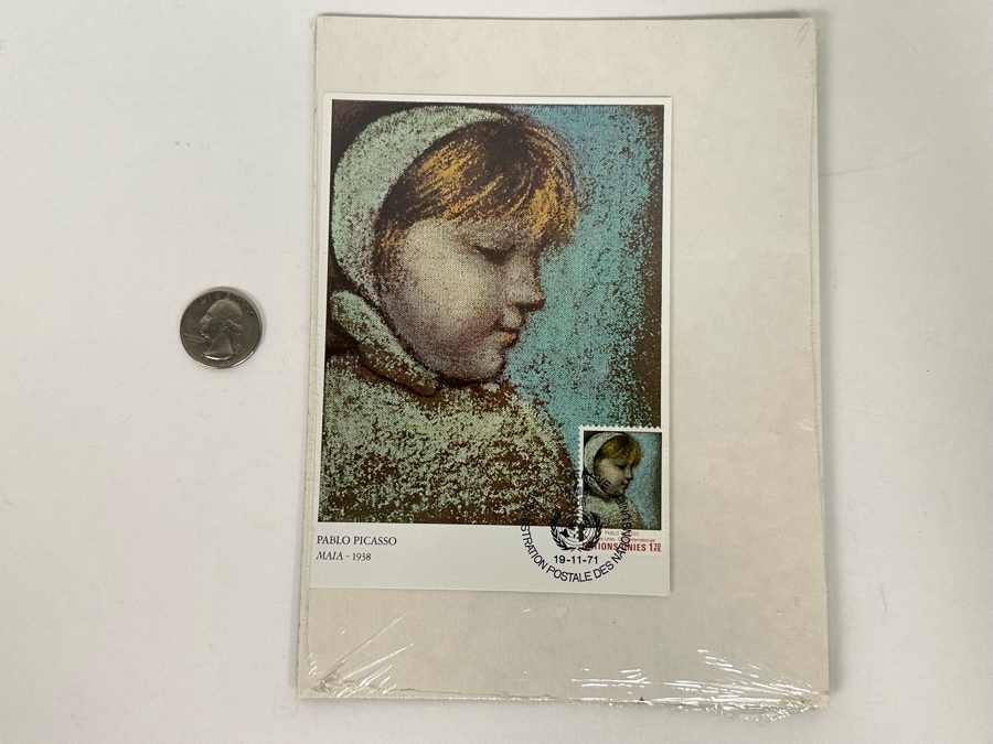Sealed Pablo Picasso Maia 1938 United Nations Stamp First Day Cover 1971 4 X 6 [Photo 5]