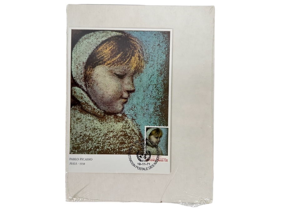 Sealed Pablo Picasso Maia 1938 United Nations Stamp First Day Cover 1971 4 X 6