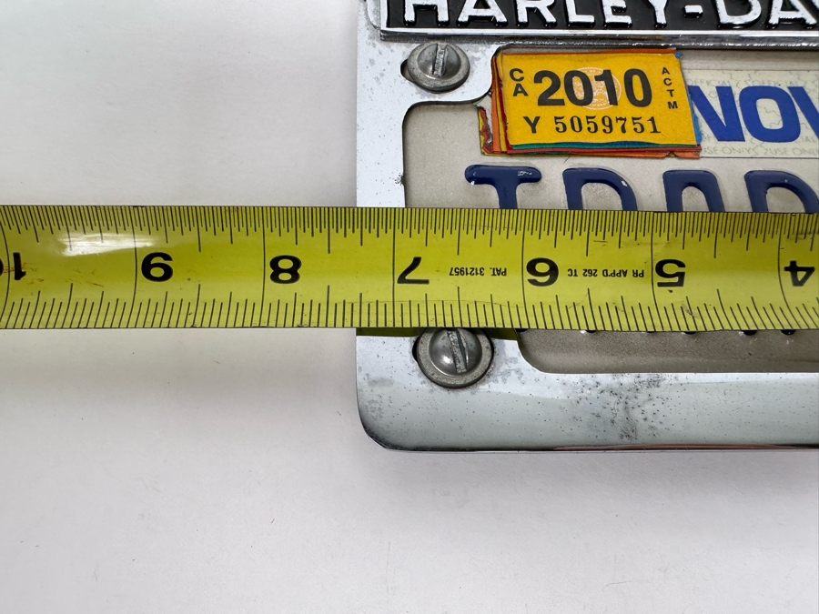 Harley-Davidson Owners Group Belt Buckle 1993 And Harley-Davidson Motorcycle License Plate Frame 7 X 6 [Photo 11]