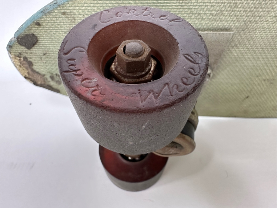 Vintage BAHNE Fiberglass Skateboard With Cadillac Wheels 26.5L [Photo 6]