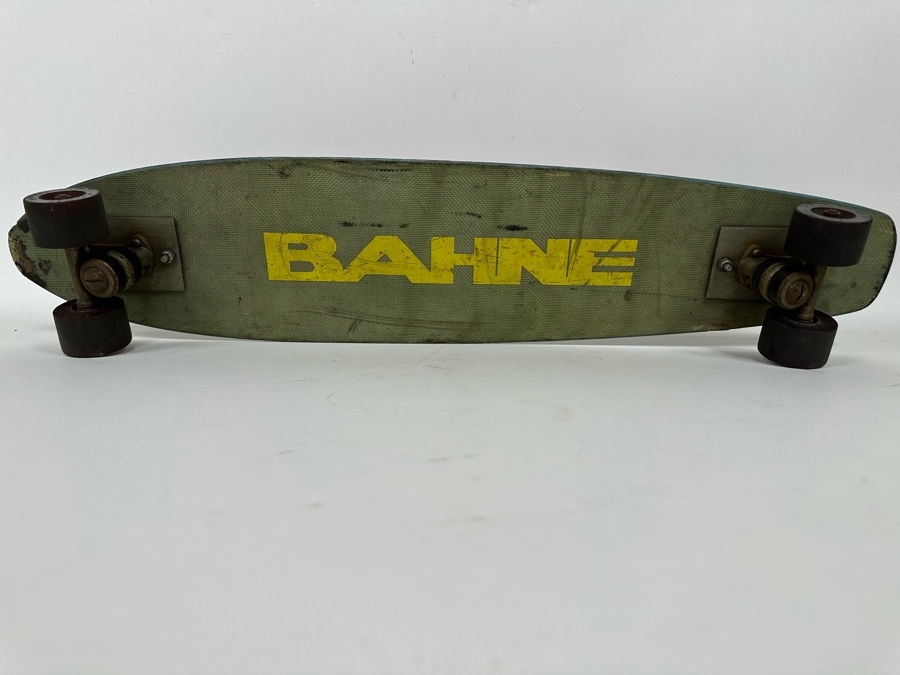 Vintage BAHNE Fiberglass Skateboard With Cadillac Wheels 26.5L [Photo 3]