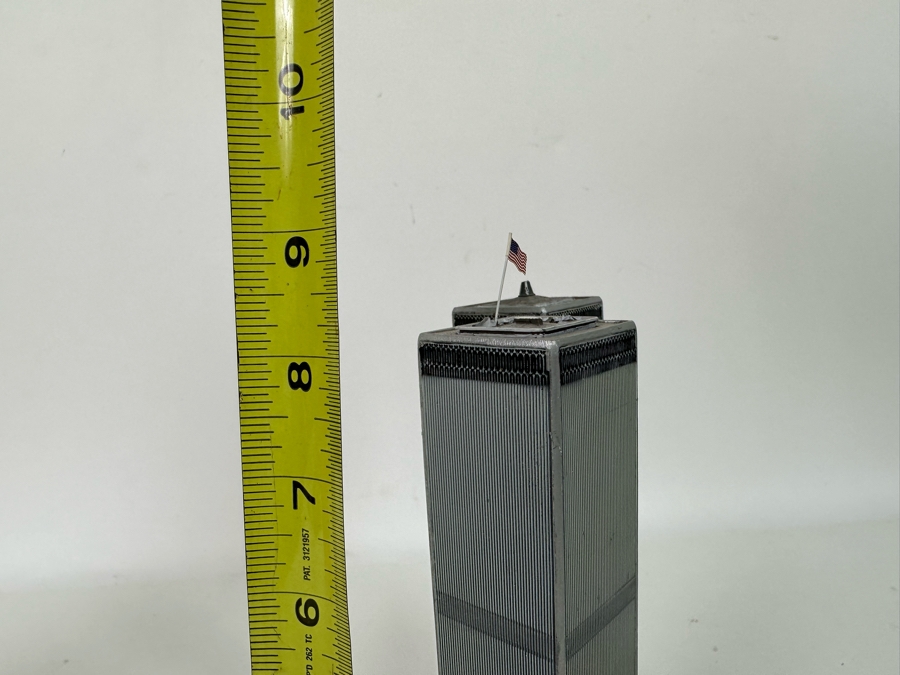 Twin Towers Commemorative Sculpture By The Danbury Mint With Cert 10W X 7D X 9H [Photo 13]